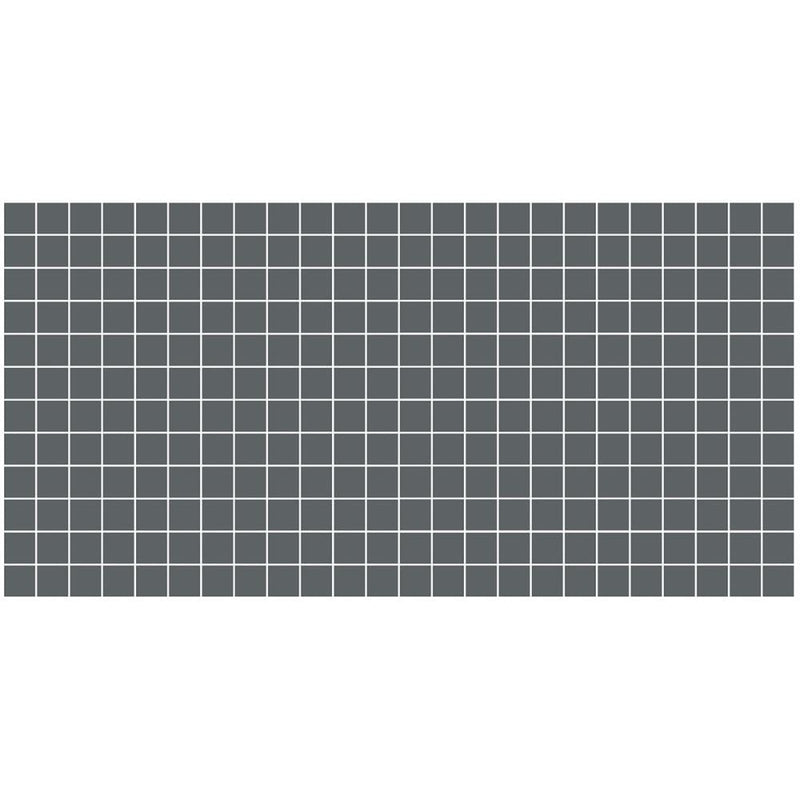 American Olean Unglazed Mosaic 1 x 1 12" x 24"-Porcelain Mosaic-American Olean-Charcoal-12" x 24"-State Tile