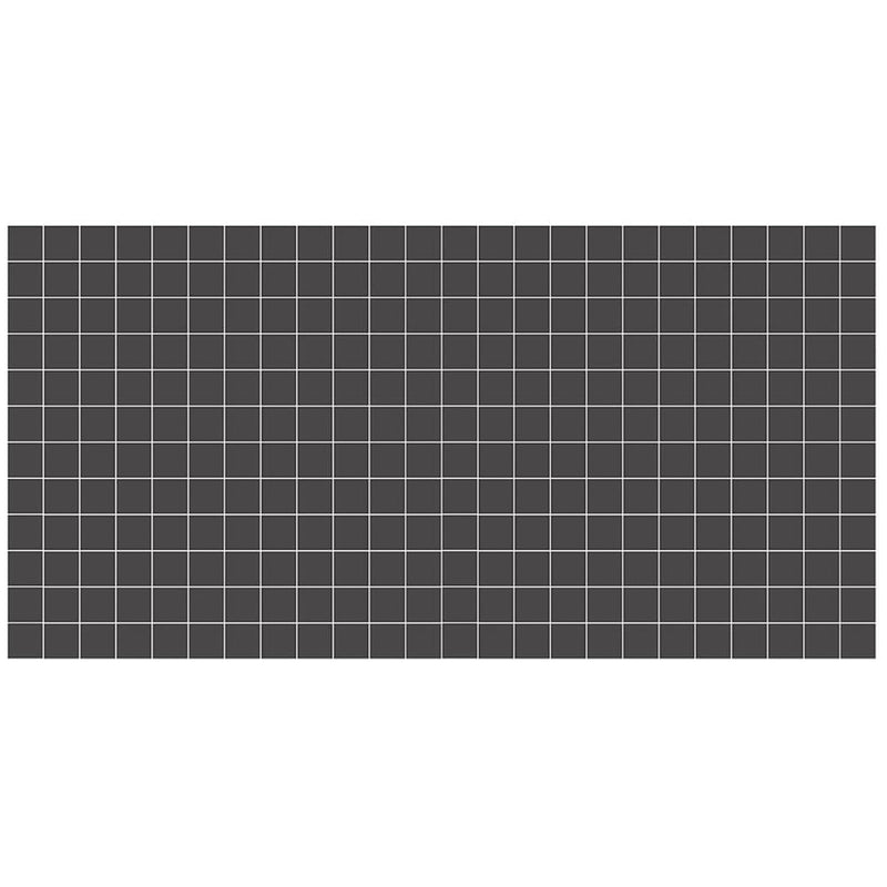 American Olean Unglazed Mosaic 1 x 1 12" x 24"-Porcelain Mosaic-American Olean-Black-12" x 24"-State Tile