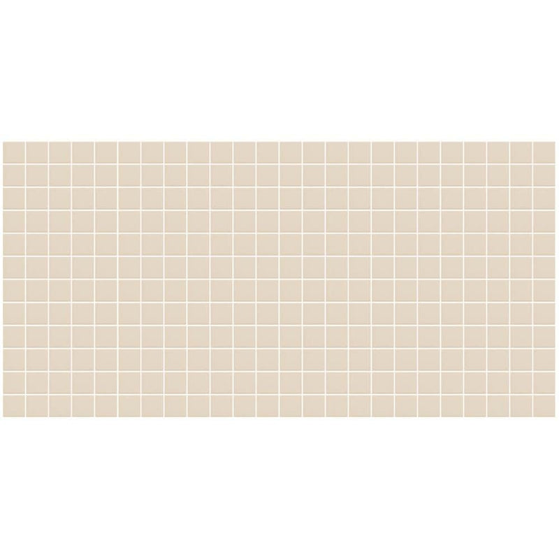 American Olean Unglazed Mosaic 1 x 1 12" x 24"-Porcelain Mosaic-American Olean-Almond-12" x 24"-State Tile