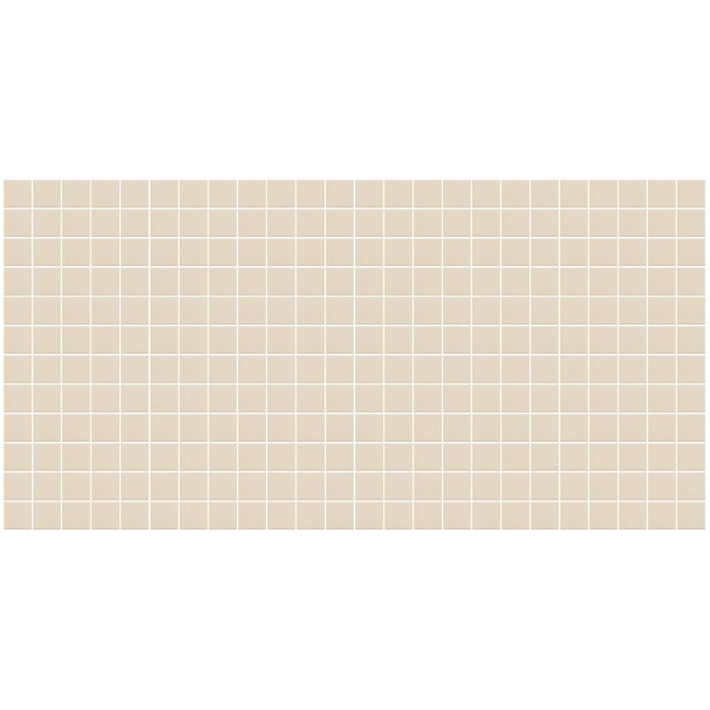 American Olean Unglazed Mosaic 1 x 1 Abrasive 12" x 24"-Porcelain Mosaic-American Olean-Almond Abrasive-12" x 24"-State Tile