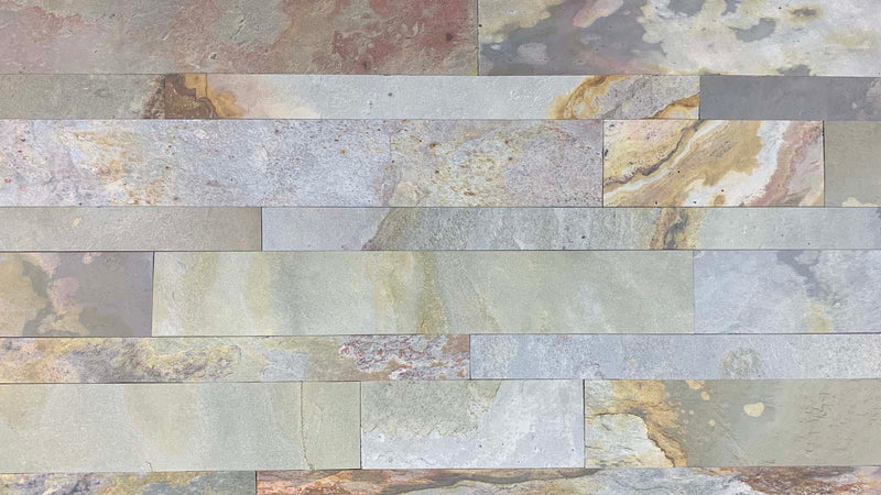 Bella Citta Ultrastone 6" x 24"-Natural Stone Mosaic-Bella Citta-Autumn Forest Slate-6" x 24"-State Tile