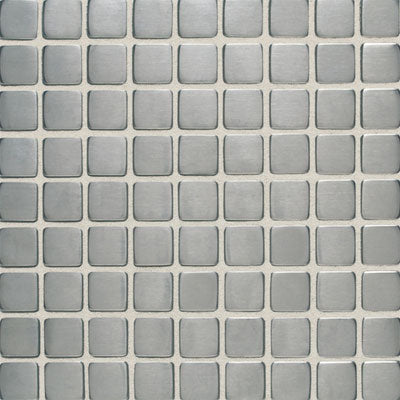 Daltile Metallica 1 x 1 12" x 12"-Metal Mosaic-Daltile-Brushed Stainless Steel-12" x 12"-State Tile