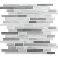 American Olean Morello 11.88" x 13.25"-Glass & Metal Mosaic-American Olean-Moonstone-11.88" x 13.25"-State Tile
