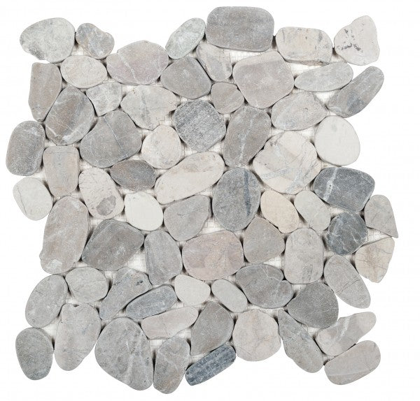 Bati Orient Galet 12" x 12"-Mosaic-Bati Orient-Gray-12" x 12"-State Tile