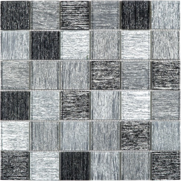 Bati Orient Stripe Effect 11.8" x 11.8"-Mosaic-Bati Orient-Gris-11.8" x 11.8"-State Tile