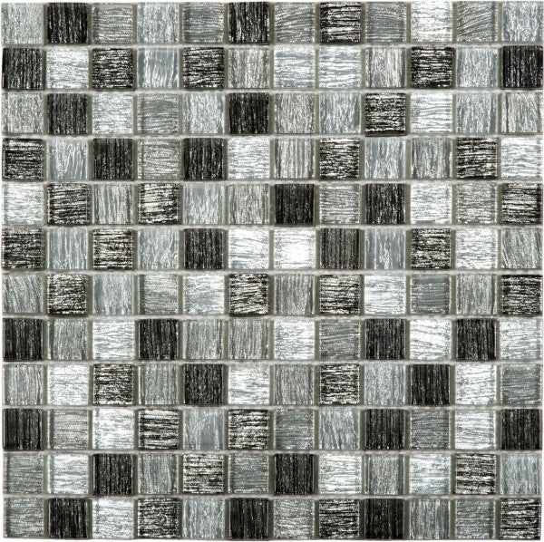 Bati Orient Glass Polished 11.8" x 11.8"-Glass Mosaic-Bati Orient-Gris-11.8" x 11.8"-State Tile