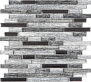 Bati Orient Baguette 12" x 12"-Glass Mosaic-Bati Orient-Grey-12" x 12"-State Tile