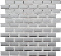 Bati Orient Brick Chrome 12" x 12"-Glass Mosaic-Bati Orient-Chrome-12" x 12"-State Tile