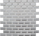 Bati Orient Brick Chrome 12" x 12"-Glass Mosaic-Bati Orient-Chrome-12" x 12"-State Tile