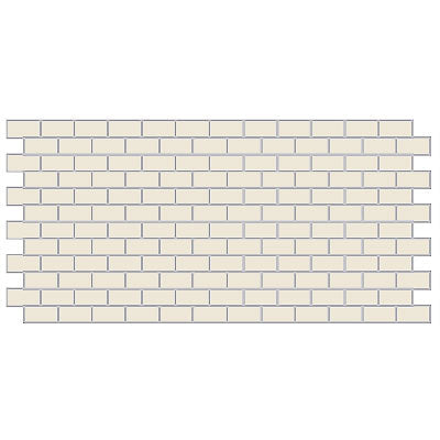 American Olean Unglazed Mosaic 2 x 1 Brick Joint 12" x 24"-Porcelain Mosaic-American Olean-Almond-12" x 24"-State Tile