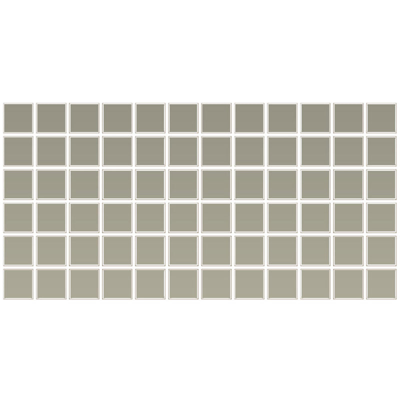 Daltile Color Wheel Mosaic 2 x 2 12" x 24"-Ceramic Mosaic-Daltile-Architectural Gray-12" x 24"-State Tile