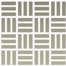 Daltile Color Wheel Mosaic Weave 1 x 3 12" x 12"-Ceramic Mosaic-Daltile-Architectural Gray-12" x 12"-State Tile