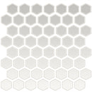 Daltile Color Wheel Mosaic HEX 1 11" x 12"-Ceramic Mosaic-Daltile-Arctic White-11" x 12"-State Tile