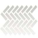 Daltile Color Wheel Mosaic Herringbone 1 x 3 9" x 12"-Ceramic Mosaic-Daltile-Arctic White-9" x 12"-State Tile
