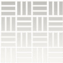 Daltile Color Wheel Mosaic Weave 1 x 3 12" x 12"-Ceramic Mosaic-Daltile-Arctic White-12" x 12"-State Tile