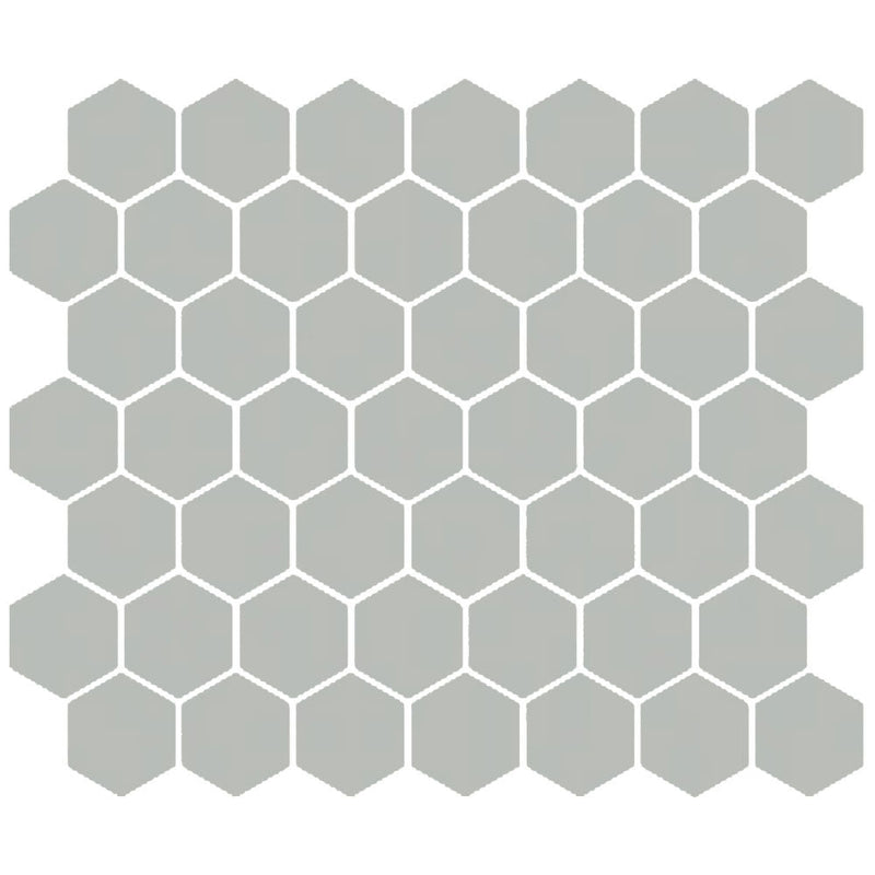 American Olean Color Story Mosaic Hex 1.5" 10.25" x 11.63"-Ceramic Mosaic-American Olean-Balance-10.25" x 11.63"-State Tile