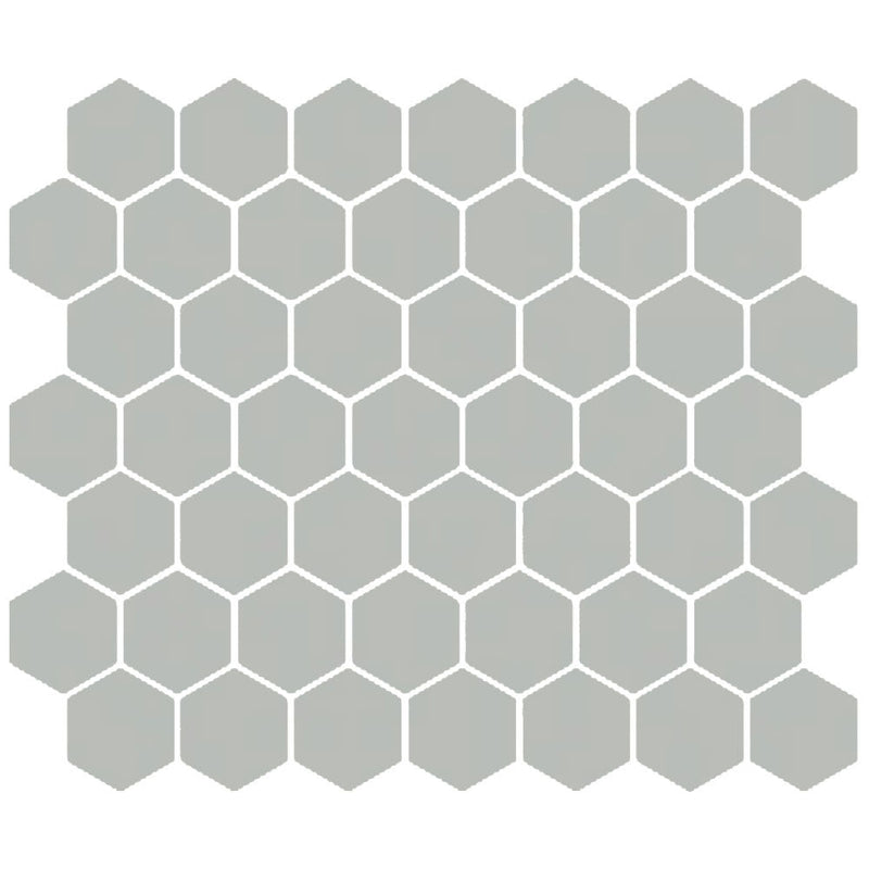 American Olean Color Story Mosaic Hex 1.5" 10.25" x 11.63"-Ceramic Mosaic-American Olean-Matte Balance-10.25" x 11.63"-State Tile