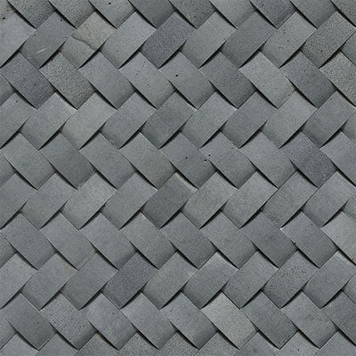 Daltile Stone a la Mod Basketweave 12" x 12"-Natural Stone Mosaic-Daltile-Urban Bluestone-12" x 12"-State Tile