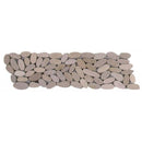 Bati Orient Pebbles Sliced Matte 4" x 12"-Natural Stone Mosaic-Bati Orient-Beige-4" x 12"-State Tile