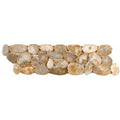 Bati Orient Pebbles Sliced Polished Border 4" x 12"-Natural Stone Mosaic-Bati Orient-Beige-4" x 12"-State Tile