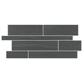 Marazzi Sabbia Marmo Random Linear 12" x 24"-Porcelain Mosaic-Marazzi-Black-12" x 24"-State Tile