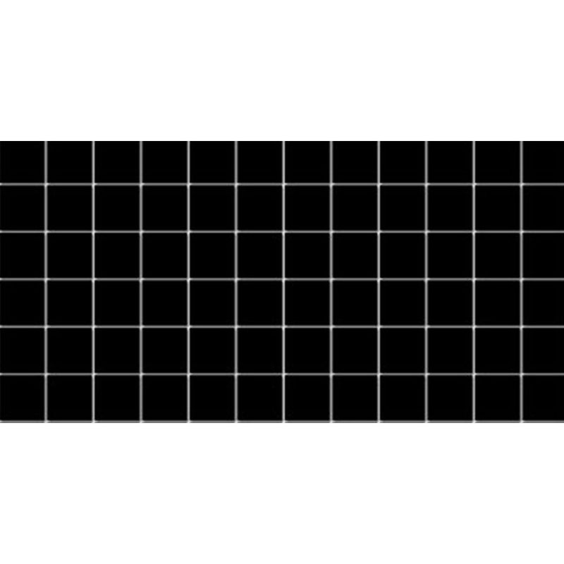 American Olean Color Story Mosaic 2 x 2 12" x 24"-Ceramic Mosaic-American Olean-Black-12" x 24"-State Tile