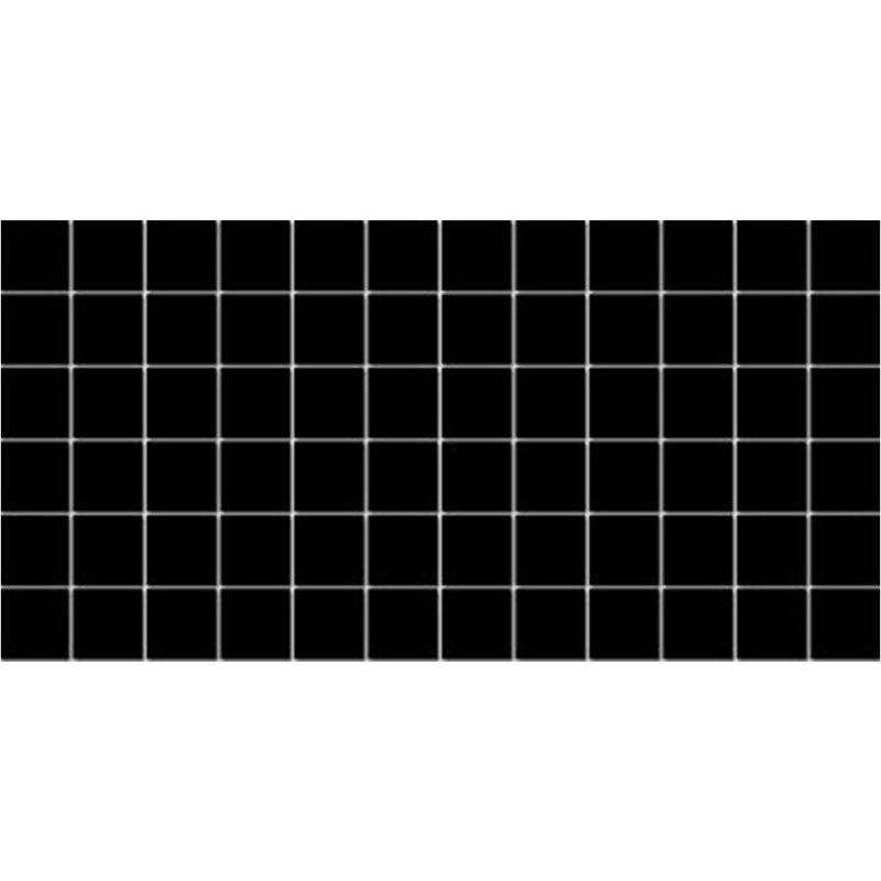 American Olean Color Story Mosaic 2 x 2 12" x 24"-Ceramic Mosaic-American Olean-Matte Black-12" x 24"-State Tile