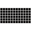 Daltile Color Wheel Mosaic 2 x 2 12" x 24"-Ceramic Mosaic-Daltile-Black-12" x 24"-State Tile