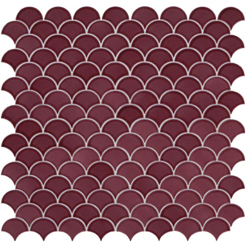 Daltile Revalia Remix 13.56" x 13.75"-Ceramic Mosaic-Daltile-Blissful Berry-13.56" x 13.75"-State Tile