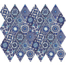 Bati Orient Patchwork Diamond 11.8" x 11.8"-Ceramic Mosaic-Bati Orient-Blue-11.8" x 11.8"-State Tile