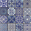 Bati Orient Patchwork Square 11.8" x 11.8"-Ceramic Mosaic-Bati Orient-Blue-11.8" x 11.8"-State Tile