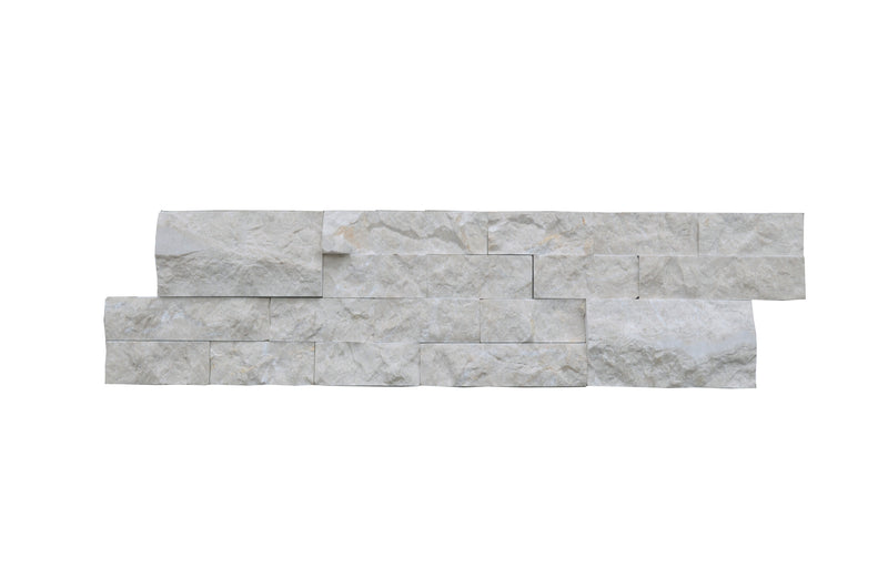 Atlantic Stone Source Mosaic Tiles Split Faces 6" x 24"-Marble Mosaic-Atlantic Stone Source-Botticino Marble-6" x 24"-State Tile
