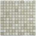 Atlantic Stone Source Mosaic Tiles 1 x 1 12" x 12"-Marble Mosaic-Atlantic Stone Source-Botticino Marble-12" x 12"-State Tile