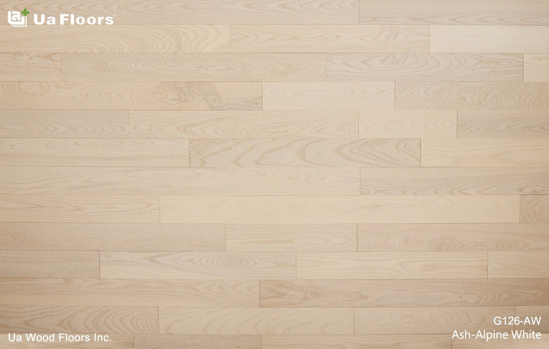 Ua Floors Grecian Collection 4.75" x RL-Hardwood Plank-Ua Floors-Ash Alpine White-4.75" x RL-State Tile