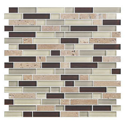 American Olean Color Appeal 5/8" 11.75" x 12.5"-Glass & Stone Mosaic-American Olean-Canyon Trail-11.75" x 12.5"-State Tile