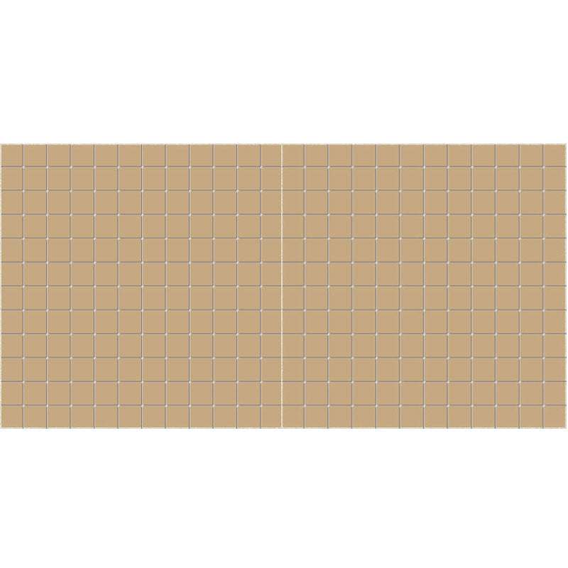 American Olean Unglazed Mosaic 1 x 1 12" x 24"-Porcelain Mosaic-American Olean-Cappuccino-12" x 24"-State Tile