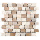 Bati Orient Opus Mosaic 11.60" x 12"-Marble Mosaic-Bati Orient-Cappucino Onyx Cream-11.60" x 12"-State Tile