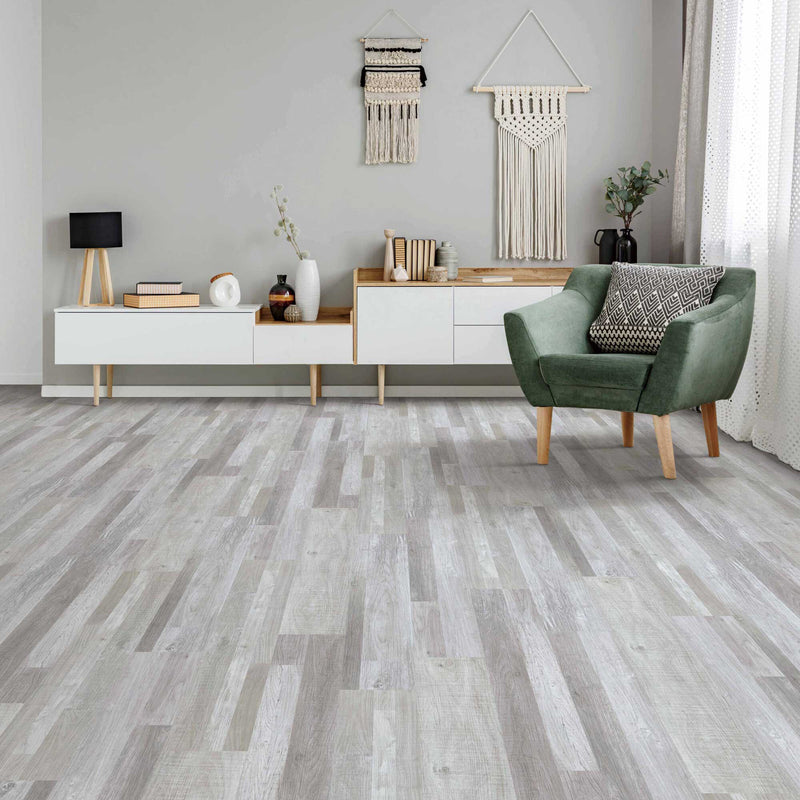 Matrexx Carbonado Plank 7" x 48"-Vinyl Plank-Matrexx-Silver Multi-Strip-7" x 48"-State Tile