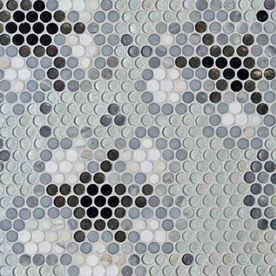 Daltile City Lights 10.88" x 11.63"-Glass Mosaic-Daltile-Carina London-10.88" x 11.63"-State Tile