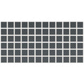 Daltile Color Wheel Mosaic 2 x 2 12" x 24"-Ceramic Mosaic-Daltile-Chalkboard-12" x 24"-State Tile