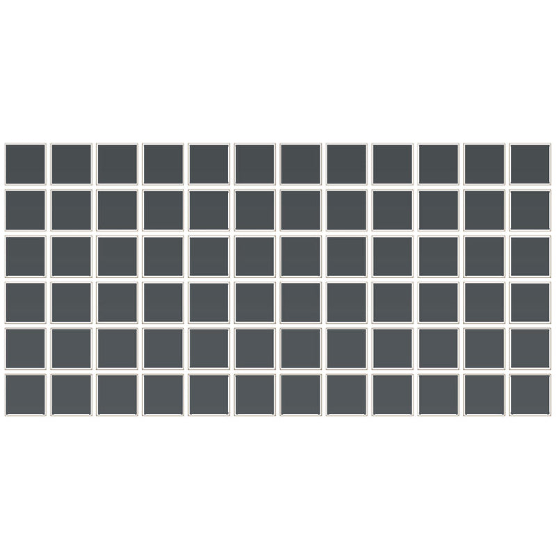 Daltile Color Wheel Mosaic 2 x 2 12" x 24"-Ceramic Mosaic-Daltile-Chalkboard-12" x 24"-State Tile