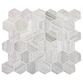 Daltile Limestone 2" HEX 13" x 13"-Limestone Mosaic-Daltile-Chenille White-13" x 13"-State Tile
