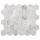 Daltile Limestone 2" HEX 13" x 13"-Limestone Mosaic-Daltile-Chenille White-13" x 13"-State Tile