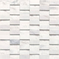 Daltile Stone a la Mod 11.75" x 11.75"-Natural Stone Mosaic-Daltile-Contempo White-11.75" x 11.75"-State Tile