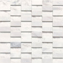 Daltile Stone a la Mod 11.75" x 11.75"-Natural Stone Mosaic-Daltile-Contempo White-11.75" x 11.75"-State Tile