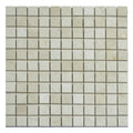 Atlantic Stone Source Mosaic Tiles 1 x 1 12" x 12"-Marble Mosaic-Atlantic Stone Source-Cream Nouva Marble-12" x 12"-State Tile