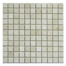 Atlantic Stone Source Mosaic Tiles 1 x 1 12" x 12"-Marble Mosaic-Atlantic Stone Source-Cream Nouva Marble-12" x 12"-State Tile