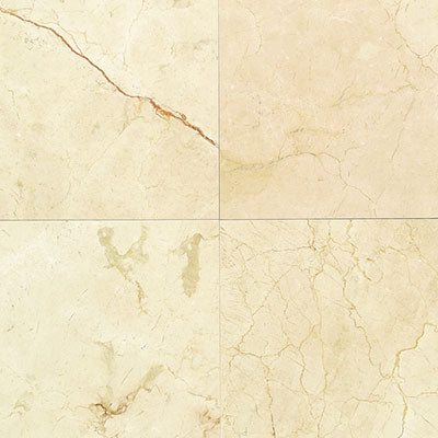 American Olean Marble 12" x 12"-Natural Stone Tile-American Olean-Crema Marfil Classico Polished-12" x 12"-State Tile