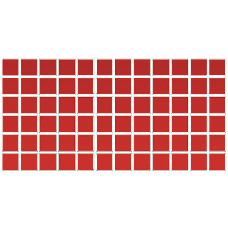 Daltile Color Wheel Mosaic 2 x 2 12" x 24"-Ceramic Mosaic-Daltile-Currant-12" x 24"-State Tile