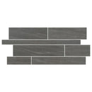 Marazzi Sabbia Marmo Random Linear 12" x 24"-Porcelain Mosaic-Marazzi-Dark Gray-12" x 24"-State Tile